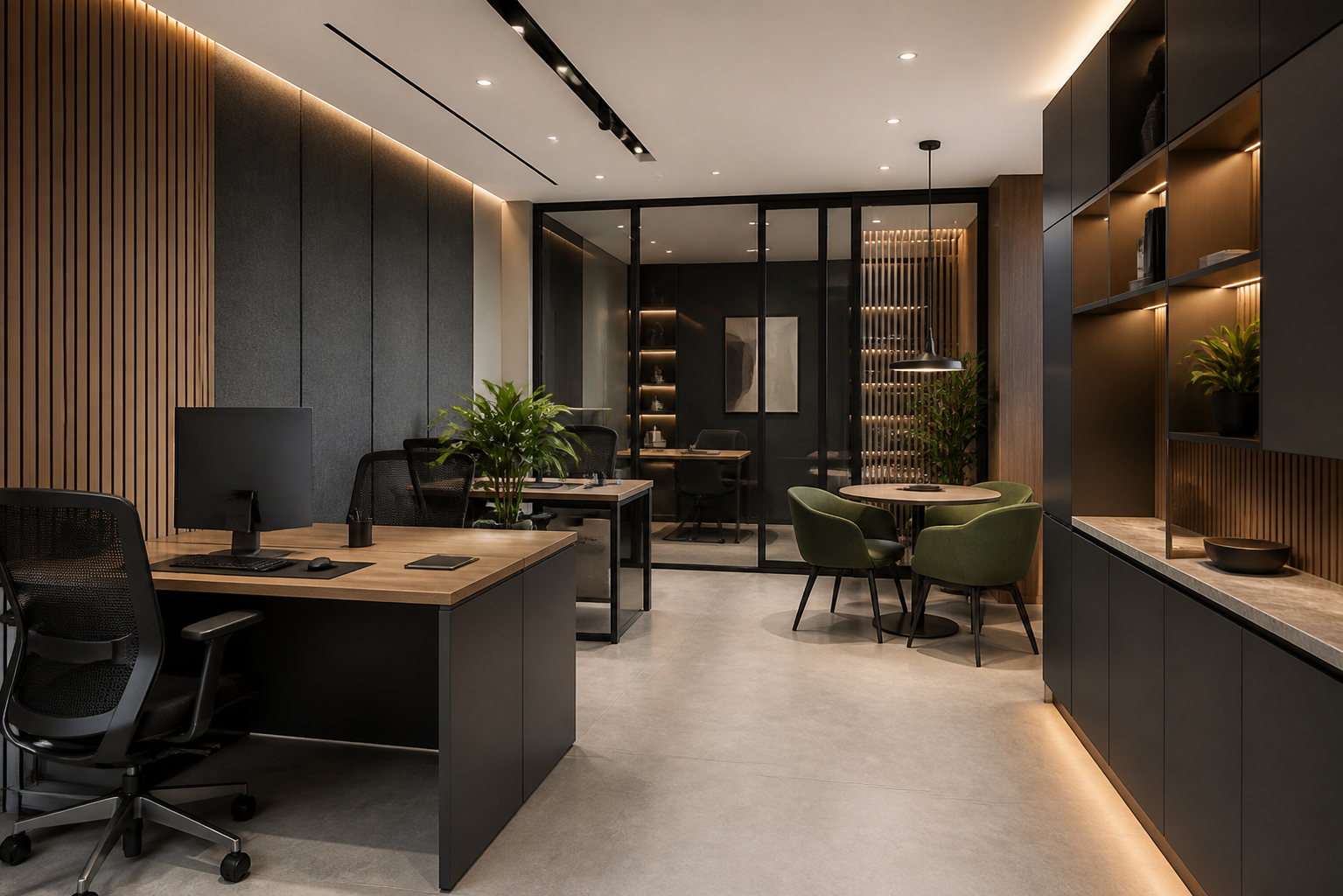 Butik ofis dekorasyonu projesi örneği